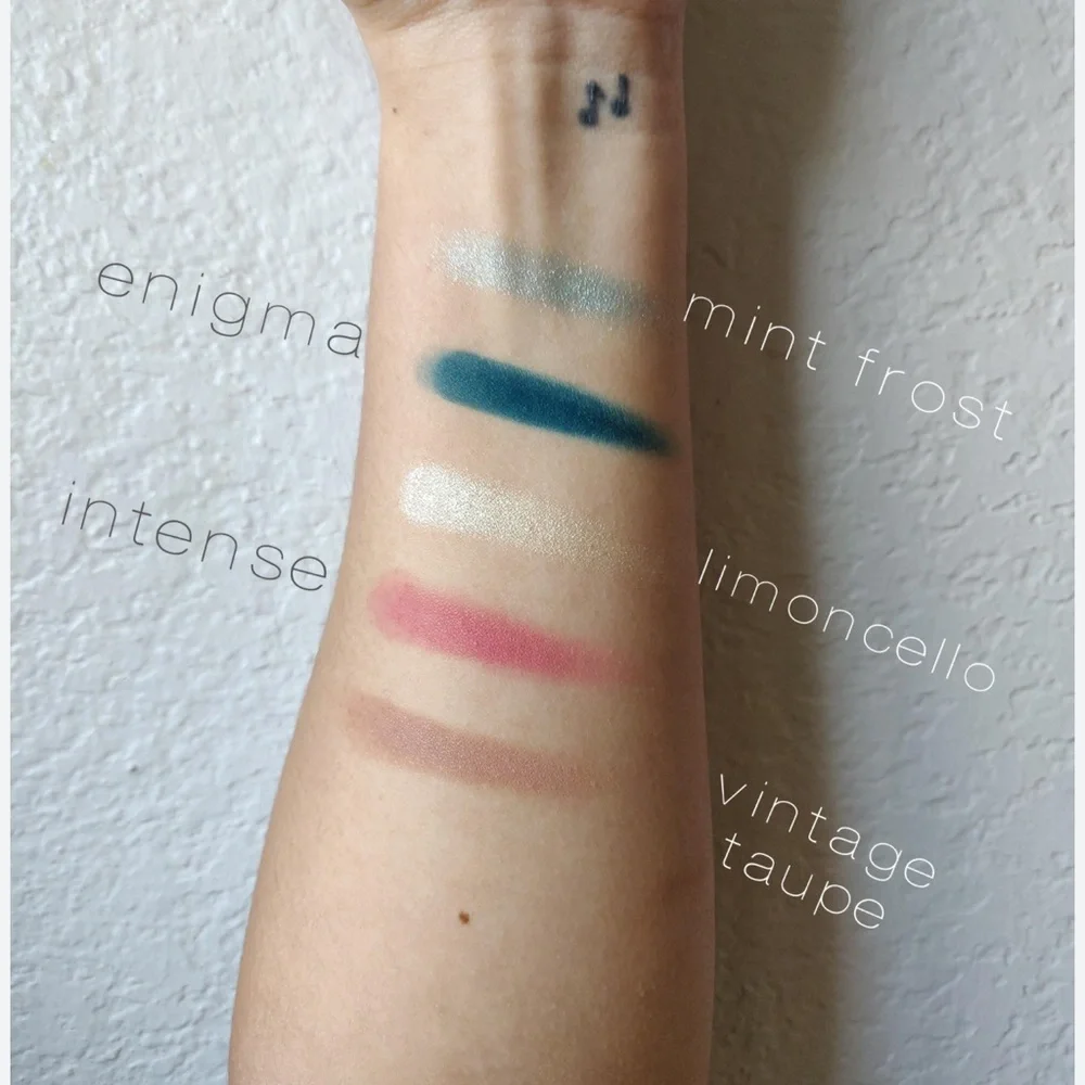 Natasha Denona Jubilee 5 Eyeshadow Palette Vintage Taupe Enigma Intense Mint